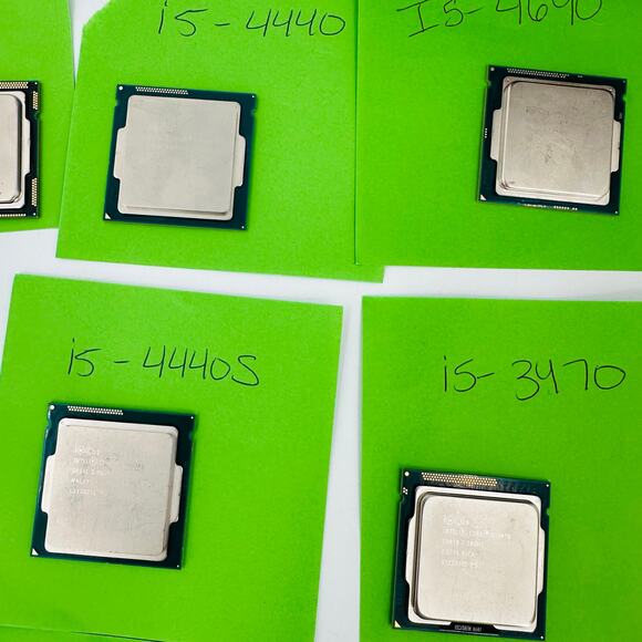 19 Mixed Lot of Intel Core i5 Processors 2400 750 3340 3470 4460 4570 4690 - Picture 8 of 12